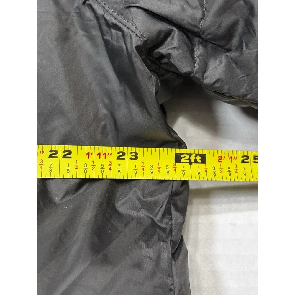 Y2K Express Black Puffer Jacket Insulated Nylon Winter‎ Coat Mens M L Womens XL